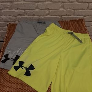 Two Under Armour Shorts Youth medium